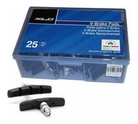 XLC Patins de Frein BS-V01 pour V-Brake - 25 paires - emballage d'atelier noir universal