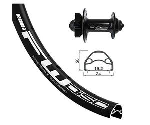 XLC FW-A05 RD.Del.24x1.90 RODI Disc.32 AG.8.5 S/OJ