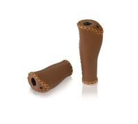 XLC GR-poignées s29 135/92 mm, Marron, Imitation Cuir