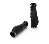 XLC GR-S07 JEU DE POIGNÉES ERGONOMIQUES 140MM NOIRS/GRISES - 2501585100 -