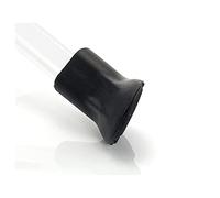 XLC Gummifuß-2502609900 Pieces de Velo Adulte-Mixte, Noir, Taille Unique
