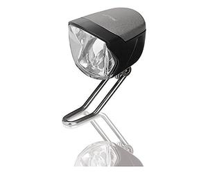 XLC Lampe Avant LED - Éclairage vélo - 70 Lux Noir/Transparent 2017