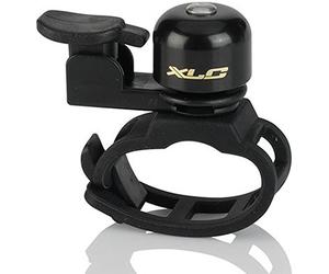 XLC Mini Bicycle Bell Dd-m18, Sonnette, Pièces de Vélo Mixte, Noir, 21 mm