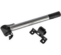 XLC Mini Pompe Alpha PU-M01 6 bar/90 psi Argent Presta/Schrader, Longueur: 265 mm