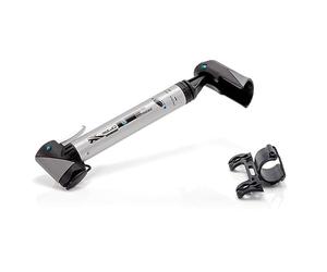 XLC - Mini Pompe télescopique Beta PU-T02 - Noir, Argent, Taille Unique