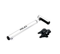 XLC Minipumpe- Pompe Manuelle Pompe à Vélo avec Support 7 Bâton Argent Sv