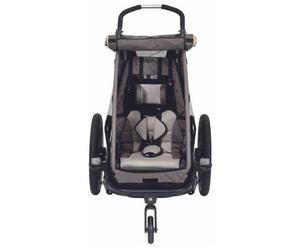 Xlc Mono S Seat with Harness for Trailer One Size, Gris/Beige/Anthracite
