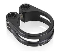 XLC PC-A01 Pince de Selle Mixte Adulte Noir Ø 34,9 mm