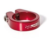 XLC Collier de tige de selle 1242550 Aluminium 34,9 mm avec boulon hex Rouge