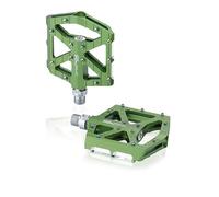 XLC PD-M12 Paire de pédales en Aluminium pour vélo de Trekking ou VTT Citron Vert