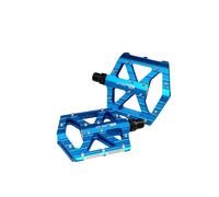 XLC PD-M12 Pédales Dirt Downhill Enduro Plates Bleues Éloxées Shimano - NEU