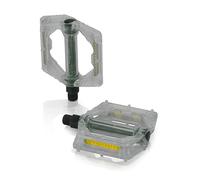 XLC Pédale Plattform Pièces de Vélo Mixte, Transparent-Transparent, 20 x 10 x 4 cm