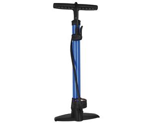 XLC Pompe à air et Pompe à Pied Delta de polyuréthane S04, Luftpumpe und Standpumpe Delta PU-S04, Bleu - Bleu