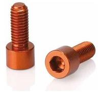 XLC Paire de Vis pour Porte-Bidon Orange, 10x10x5cm