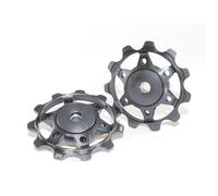 Xlc Pu A02 Rear Jockey Wheel Set Argenté Titanium