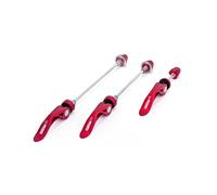 XLC QR-L05 Kit de serrage rapide, env. 150 g, rouge, 3 pièces (1 kit)