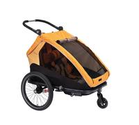 Remorque a enfant xlc duo s 20 gris anthracite beige