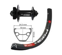 XLC Roue avant FW-A12 27,5" Disc 6 trous noir