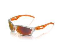 XLC SG-C14 Lunettes de Soleil Adulte-Mixte, Gris/Orange, Taille Unique