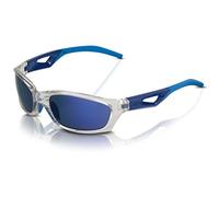 XLC SG-C14 Lunettes de Soleil Mixte-Adulte, Gris/Bleu, Taille Unique