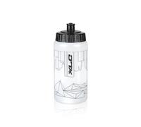 XLC Trinkflasche WB-K04 500ml, City of Mountains, schwarz/weiß