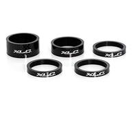 XLC Unisexe - Adulte A-Head Spac-Set AS-C01 3x5/1x10/1x15mm 1" 1/8" Ahead Carbone 10x10x8cm