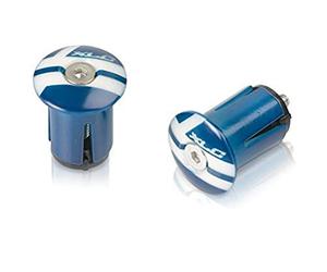 XLC Unisexe - Adulte GR-X02 Bouchons de Guidon Bleu Taille Unique