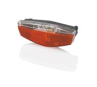 XLC Unisexe - Sac de bagage arrière à batterie LED CL-R19 pour adulte, noir, taille unique