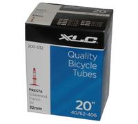 XLC Vélo Tuyau 20 X1.5/2.5 40/62-406 SV 32 mm, 2508200400, Noir