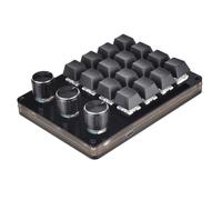 XLDZ Clavier de jeu mécanique à 16 touches à 3 boutons - Disposition personnalisable et possibilité d'échange à chaud pour une utilisation instantanée