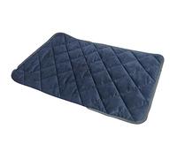 XLDZ Lit lavable pour chien avec coussin auto-chauffant : confortable et hygiénique pour chiens de petite et grande taille (bleu marine-M)