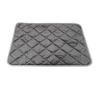 XLDZ Lit lavable pour chien avec coussin auto-chauffant : matelas confortable et hygiénique pour chiens de petite et grande taille (gris-L)