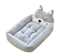 XLDZ Lit rectangulaire confortable pour animal de compagnie, niche pour sac de couchage, canapé pour chat et chien, nid chaud, panier portable pour animaux de compagnie (hétérocly-8, hétérocly-M)
