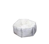XLDZ Niche chaude et confortable pour petits animaux de compagnie, sac de couchage, chat, chiot - Coussin (gris, hétéroclite-S)
