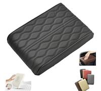 XLDZR Coussin d'accoudoir de Voiture en Coton à mémoire de Forme, Coussin d'accoudoir de Voiture Universel en Coton à mémoire de Forme, Coussins d'accoudoir de Voiture(Black)
