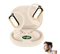 XLDZR Linguawave Pro - Écouteurs de Traduction AI en Temps réel, écouteurs sans Fil en Temps réel 144 Langues for l'apprentissage des Voyages et des Affaires, écouteurs sans Fil Bluetooth 5.4(Khaki)