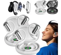 XLDZR LinguaWave Pro - Écouteurs de Traduction IA en Temps réel for Les Voyages et Les Affaires, Dispositif de Traduction IA prenant en Charge 144 Langues, écouteurs de Conversation sans Fil(2pcs C)