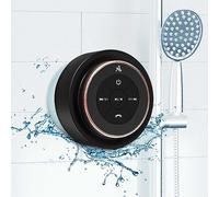 Xleader Rose Or Bluetooth Haut Parleur de Douche Soundangel Mate certifié ipx7 étanche Haut Parleur de Salle de Bains avec Ventouse Microphone 5W Son Cristal 15h Temps de Lecture pour Les Femmes
