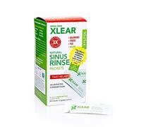 Xlear Recharge Naturelle au Xylitol pour Lavage des Sinus - Sachets de Solution Saline pour Neti Pot - Nettoyant Nasal Compatible avec la Plupart des Systèmes d’Irrigation Nasale, 50 Count (4 Pack)