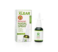 Xlear Rescue Spray Nasal Naturel au Xylitol - Nettoyant et Hydratant pour le Nez avec Origan et Arbre à Thé - 45 ml (Pack of 3)