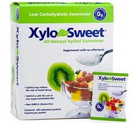 Xlear XyloSweet Édulcorant Naturel au Xylitol - Substitut du Sucre d’Origine Végétale, Pur, Sans OGM, Sans Gluten, en Granules, 100 Packets (Pack of 3)
