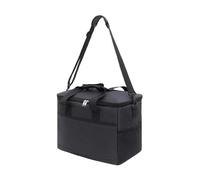 XLFKD Sac à Pique-Nique Grand capacité étanche avec Pack de Glace, Sac à bandoulière Unique, Sac d'isolation Portable, boîte à Lunch en PEVA épaissie.,Noir