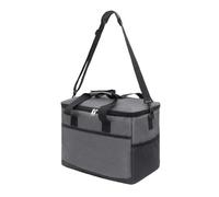 XLFKD Sac à Pique-Nique Grand capacité étanche avec Pack de Glace, Sac à bandoulière Unique, Sac d'isolation Portable, boîte à Lunch en PEVA épaissie.,Gris