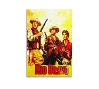 XLFNUN Poster de film Red Dangers And Dragons - Impression sur toile - Décoration murale moderne pour chambre à coucher - 50 x 75 cm