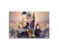 XLFNUN Poster de la série télévisée The Dragon Prince Anime 3 - Impression sur toile - Décoration murale moderne pour chambre à coucher - 30 x 45 cm