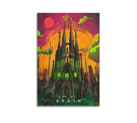 XLFNUN Poster décoratif sur toile de propagande espagnole - Affiches et images d'art moderne pour chambre à coucher - 50 x 75 cm