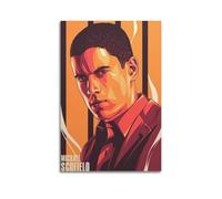 XLFNUN Poster du film Prison Break - Impression sur toile - Décoration murale moderne pour chambre à coucher - 40 x 60 cm