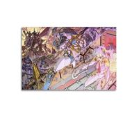 XLFNUN Tianyuan Breakthrough Gurren Lagann Poster de la série télévisée animée 3 - Impression sur toile - Décoration murale moderne pour chambre à coucher - 20 x 30 cm