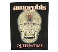 XLG Amorphis Queen of Time Patch à coudre pour veste en métal lourd finlandais, noir, taille XL
