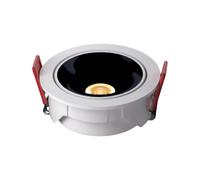 XLGBDDZ Plafonnier LED encastrable, 5/7/10/12/15/20 W, spot AC85-265 V, for salle de bain, cuisine, couloir(White and black,4000K,10W)